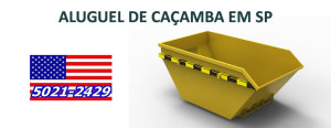 Caçambas cadastradas Limpurb SP