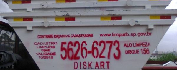 Aluguel de cacamba Butanta - Parrela cacambas